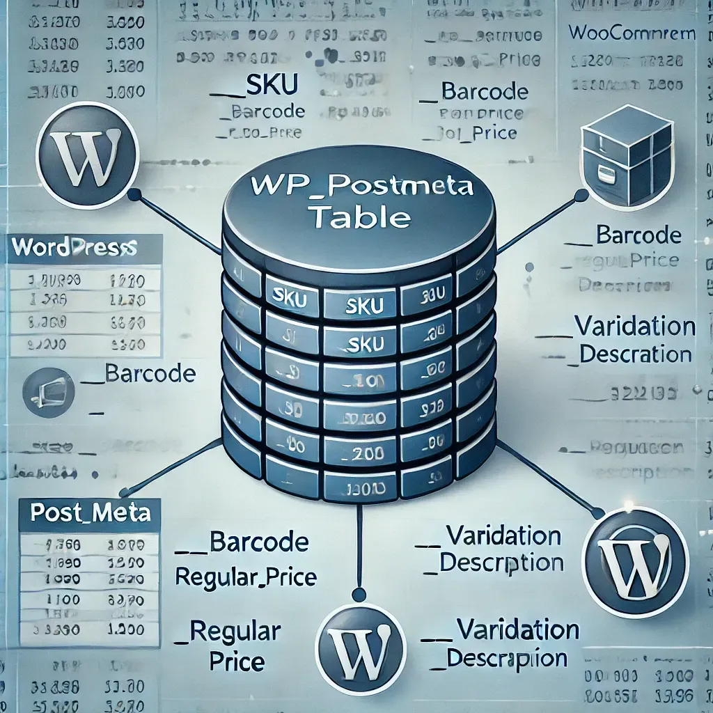 Understanding the WordPress wp_postmeta Table: Managing Product Variations, SKUs, and Bulk Updates